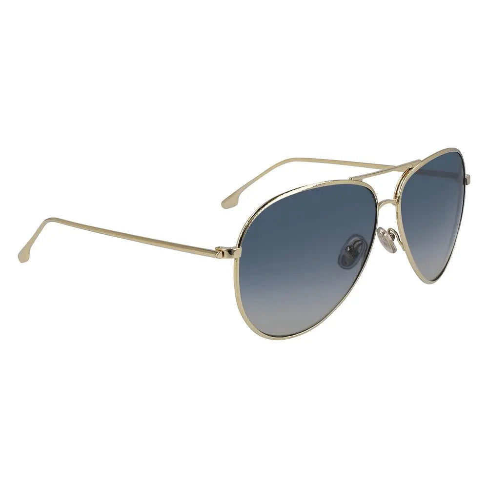 Victoria Beckham Gold Metal Sunglasses Victoria Beckham