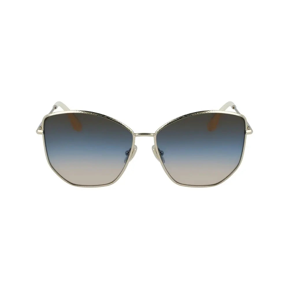 Victoria Beckham Gold Metal Sunglasses Victoria Beckham