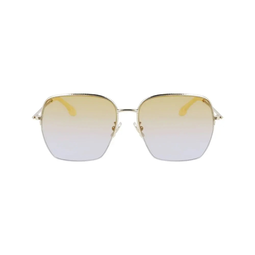 Victoria Beckham Gold Metal Sunglasses Victoria Beckham