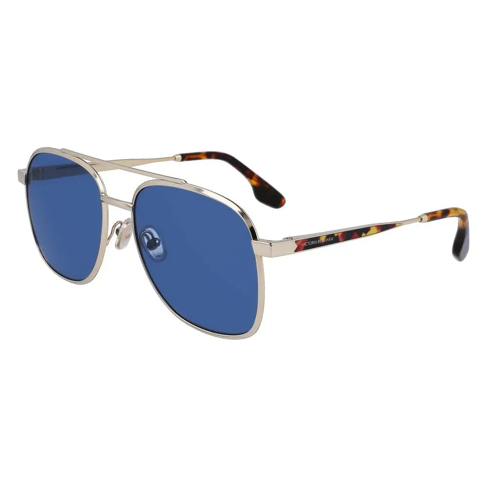 Victoria Beckham Gold Metal Sunglasses Victoria Beckham