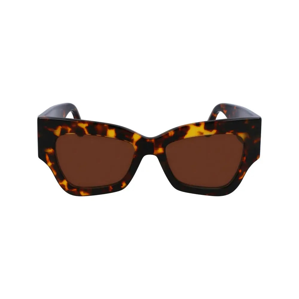 Victoria Beckham Brown Acetate Sunglasses Victoria Beckham