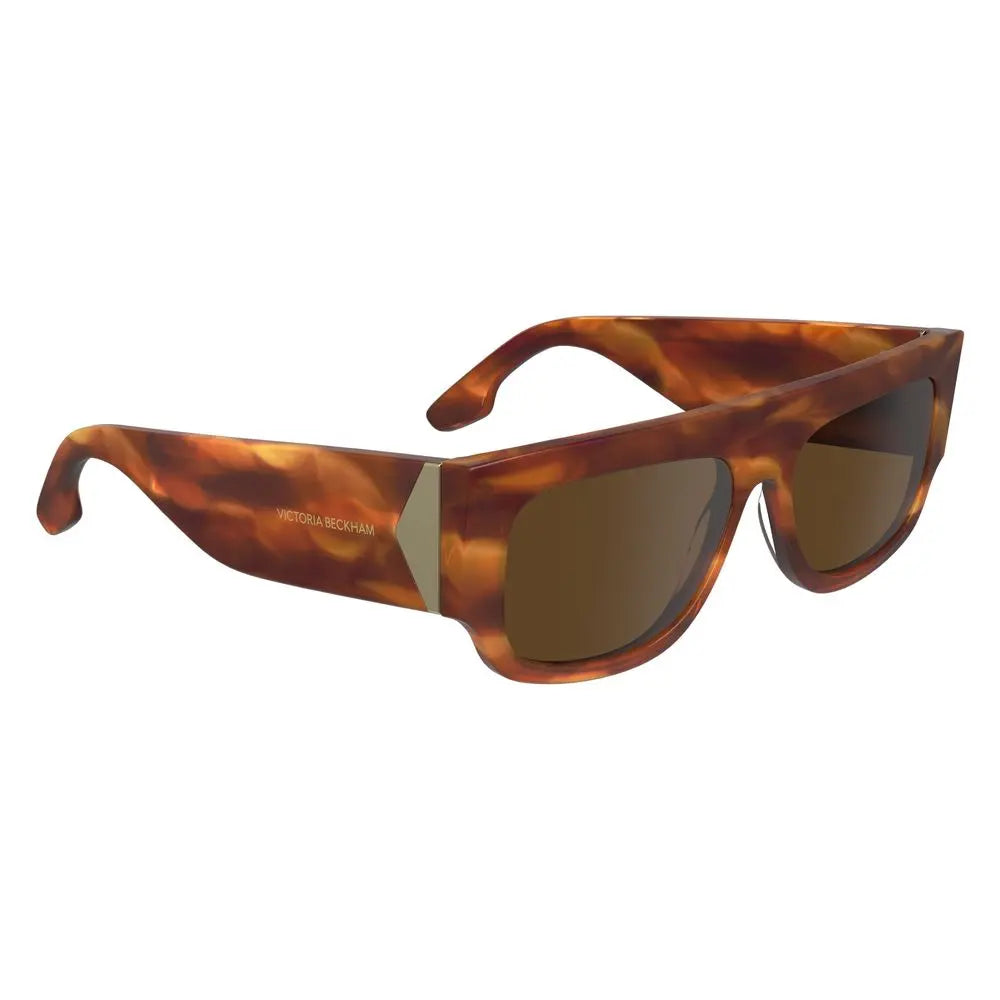 Victoria Beckham Brown Acetate Sunglasses Victoria Beckham
