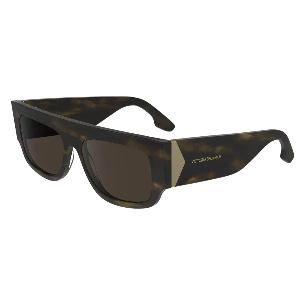 Victoria Beckham Brown Acetate Sunglasses Victoria Beckham