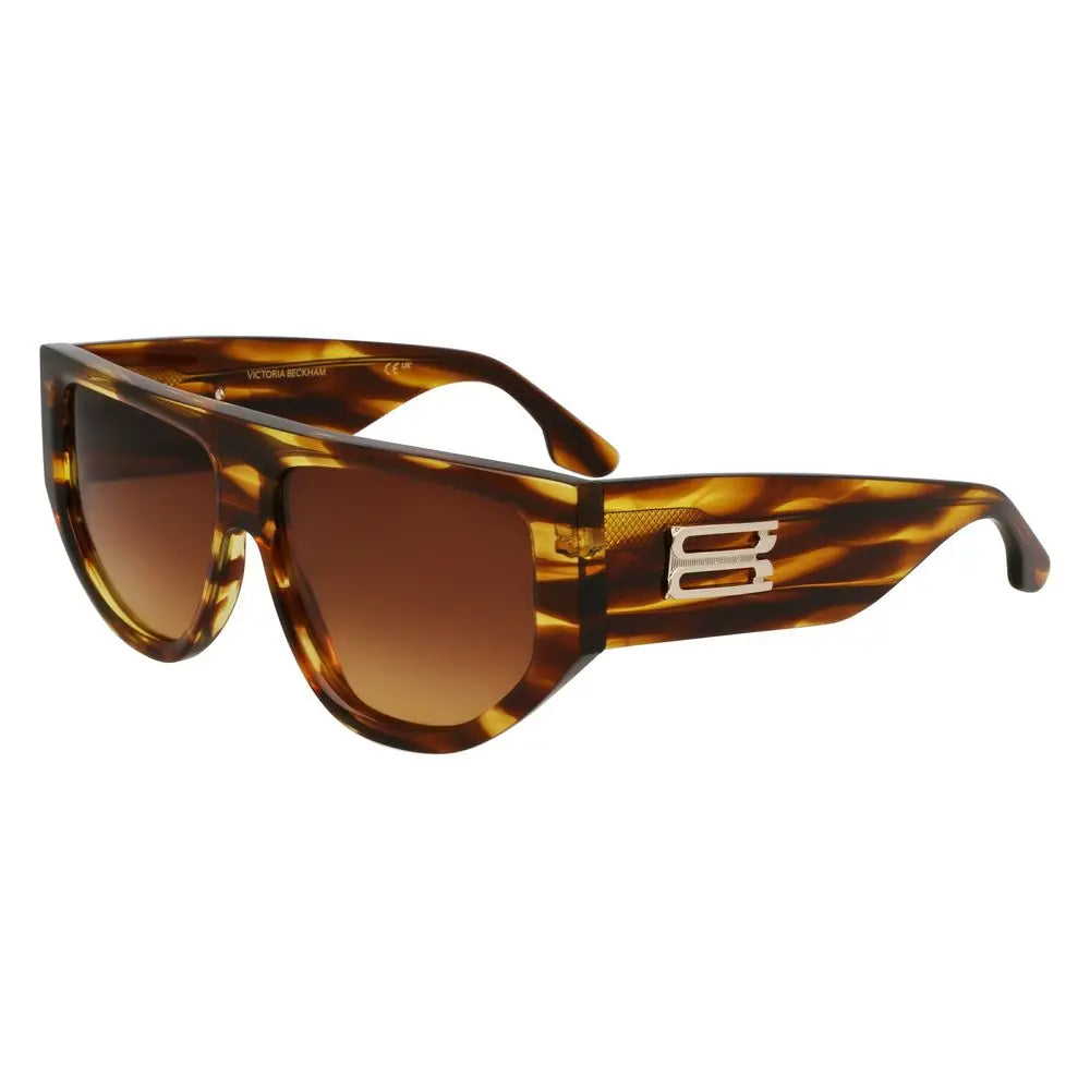 Victoria Beckham Brown Acetate Sunglasses Victoria Beckham