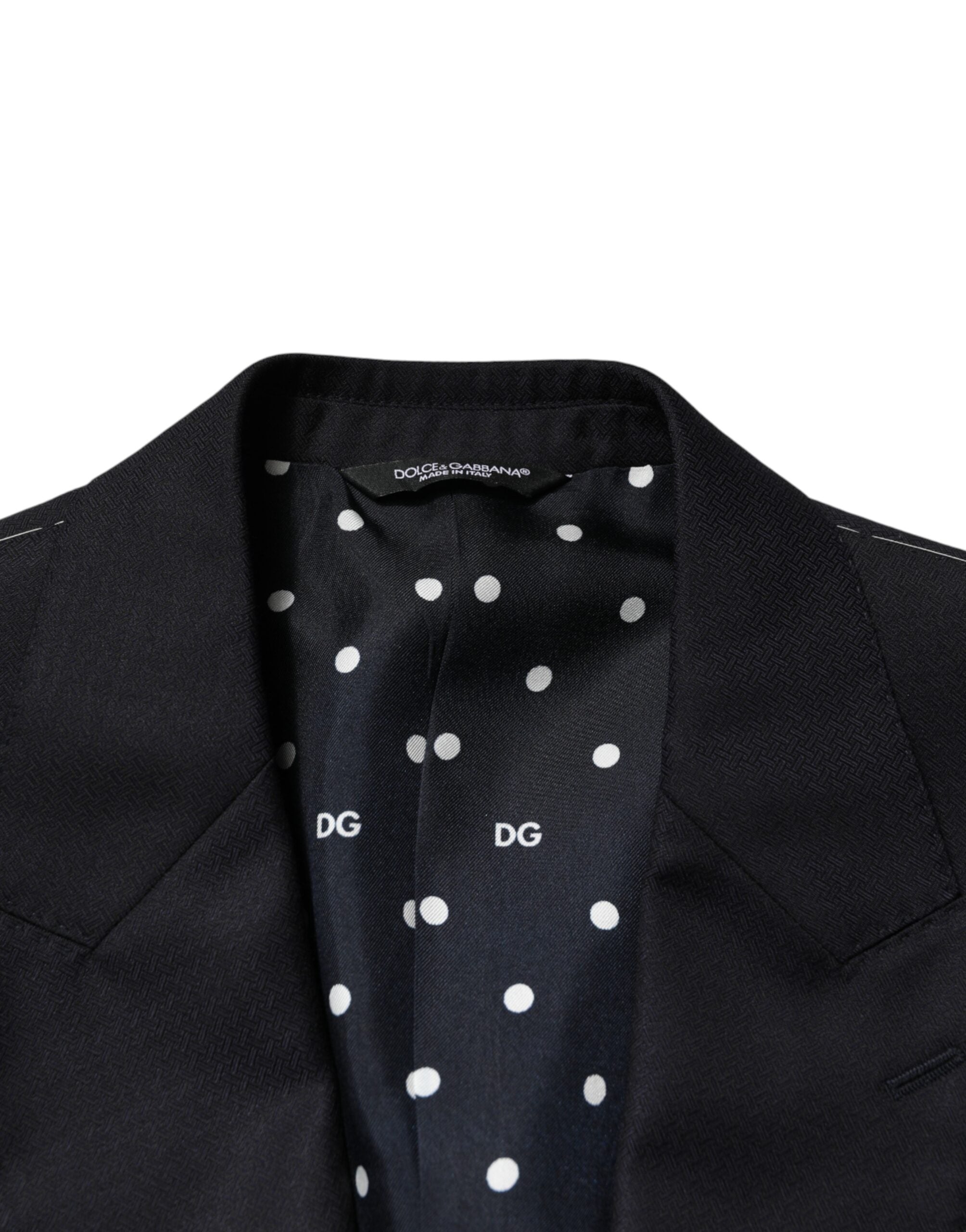 Dolce & Gabbana Black Wool Single Breasted Men 2 Piece Suit Dolce & Gabbana