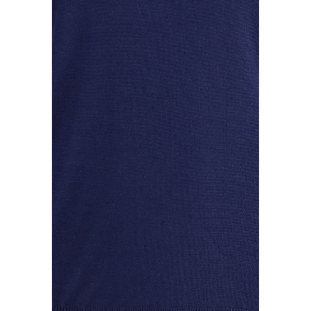 Brunello Cucinelli Blue Wool Oves Aries Sweatshirt Brunello Cucinelli