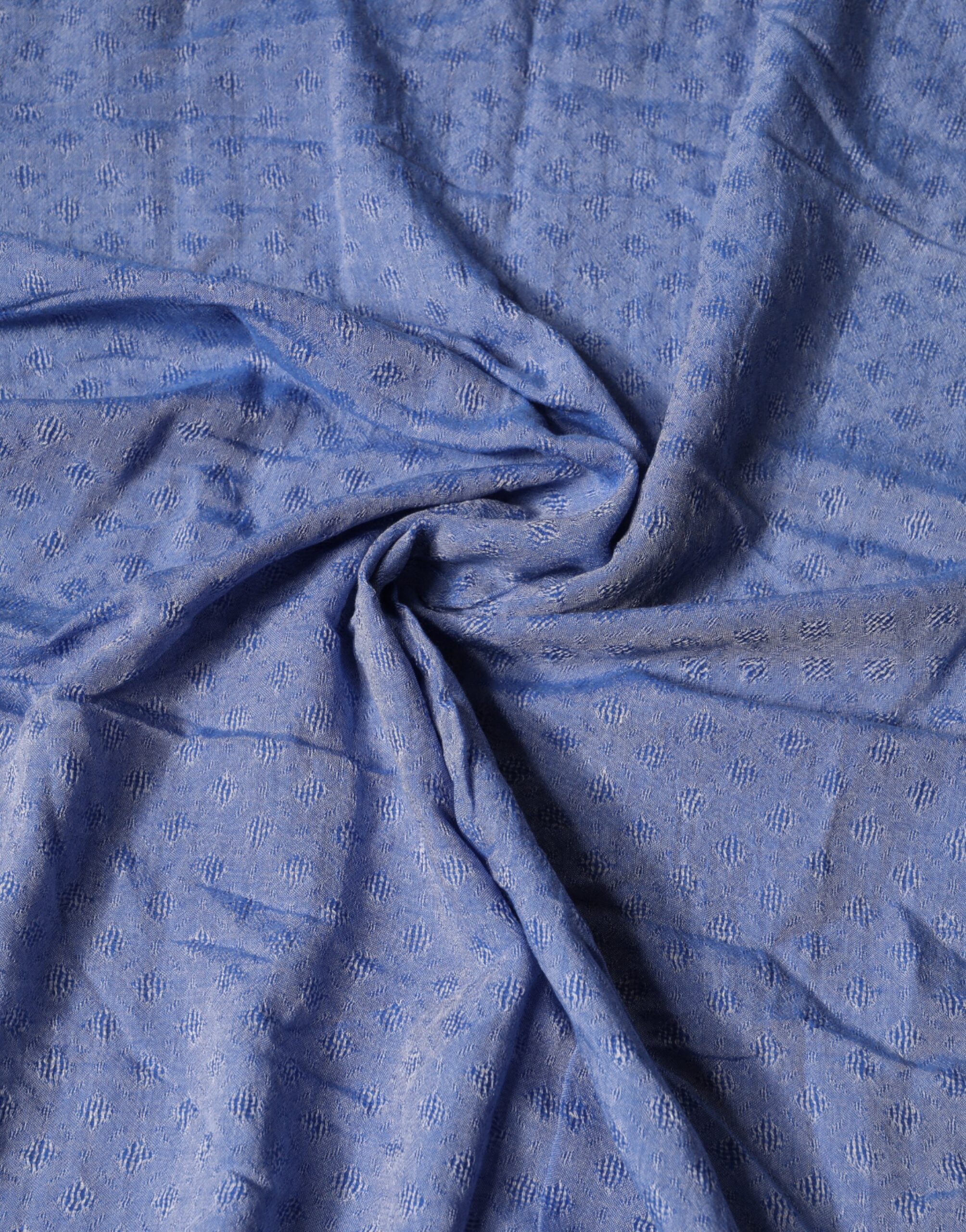 Dolce & Gabbana Blue Lace Stole Cotton Neck Wrap Shawl Scarf Dolce & Gabbana