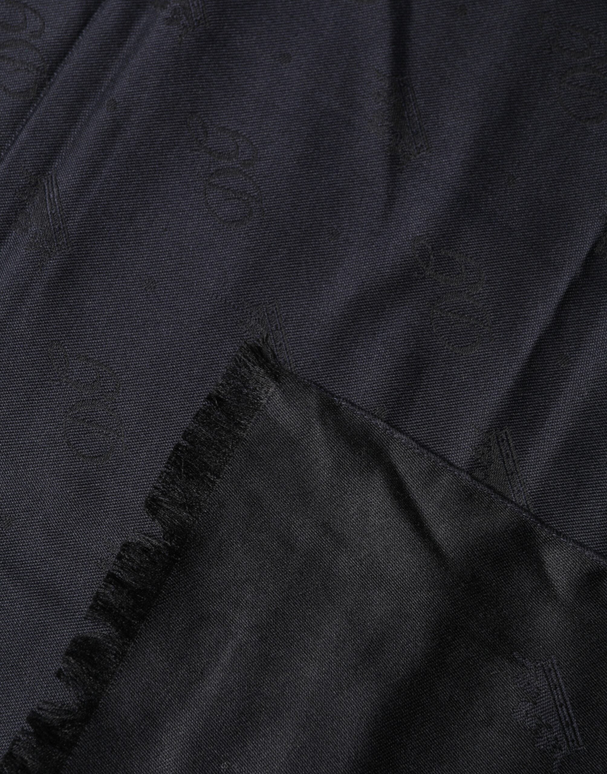 Dolce & Gabbana Black Lace Stole Silk NeckWrap Shawl Scarf Dolce & Gabbana