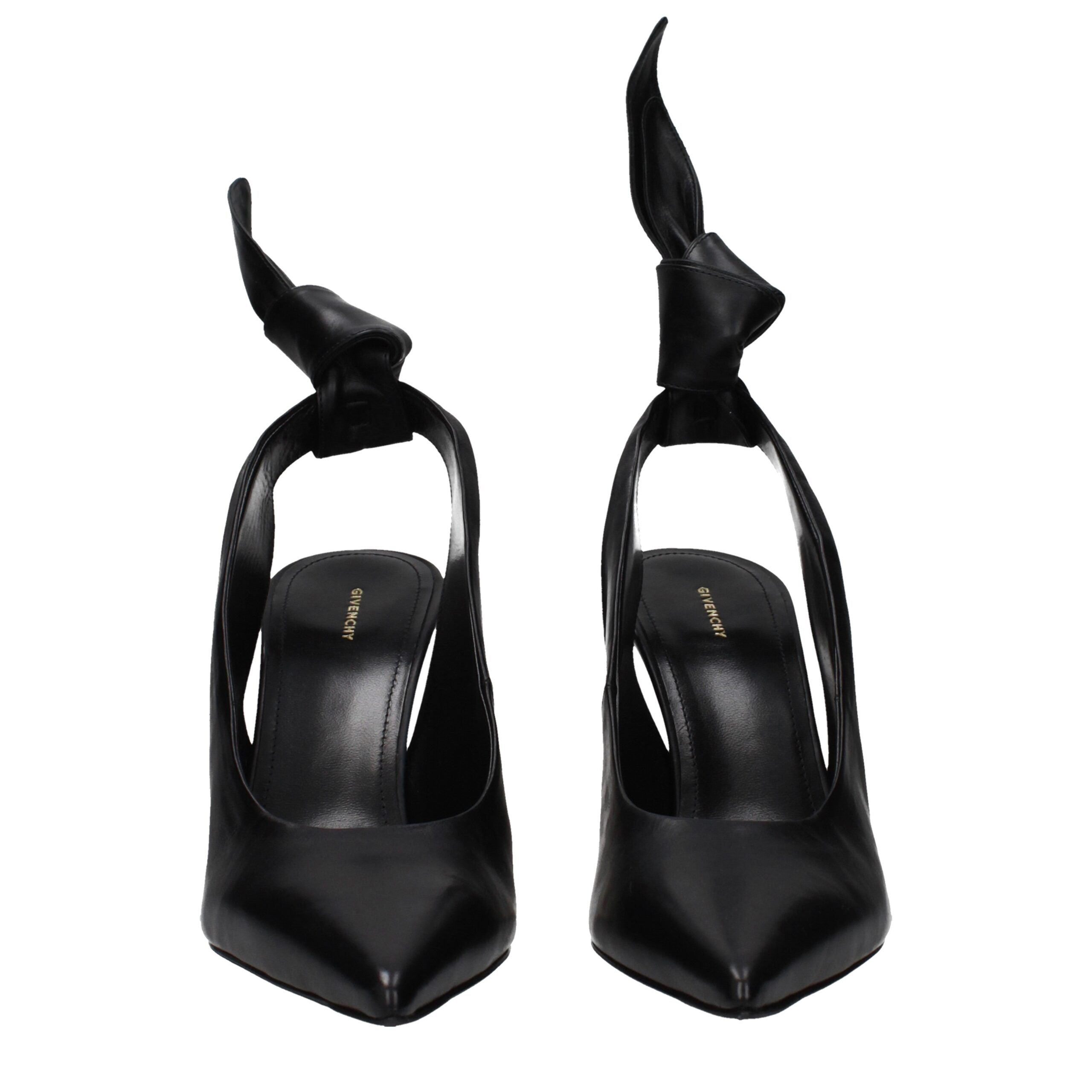 Givenchy Black Leather High Heel Pumps Givenchy