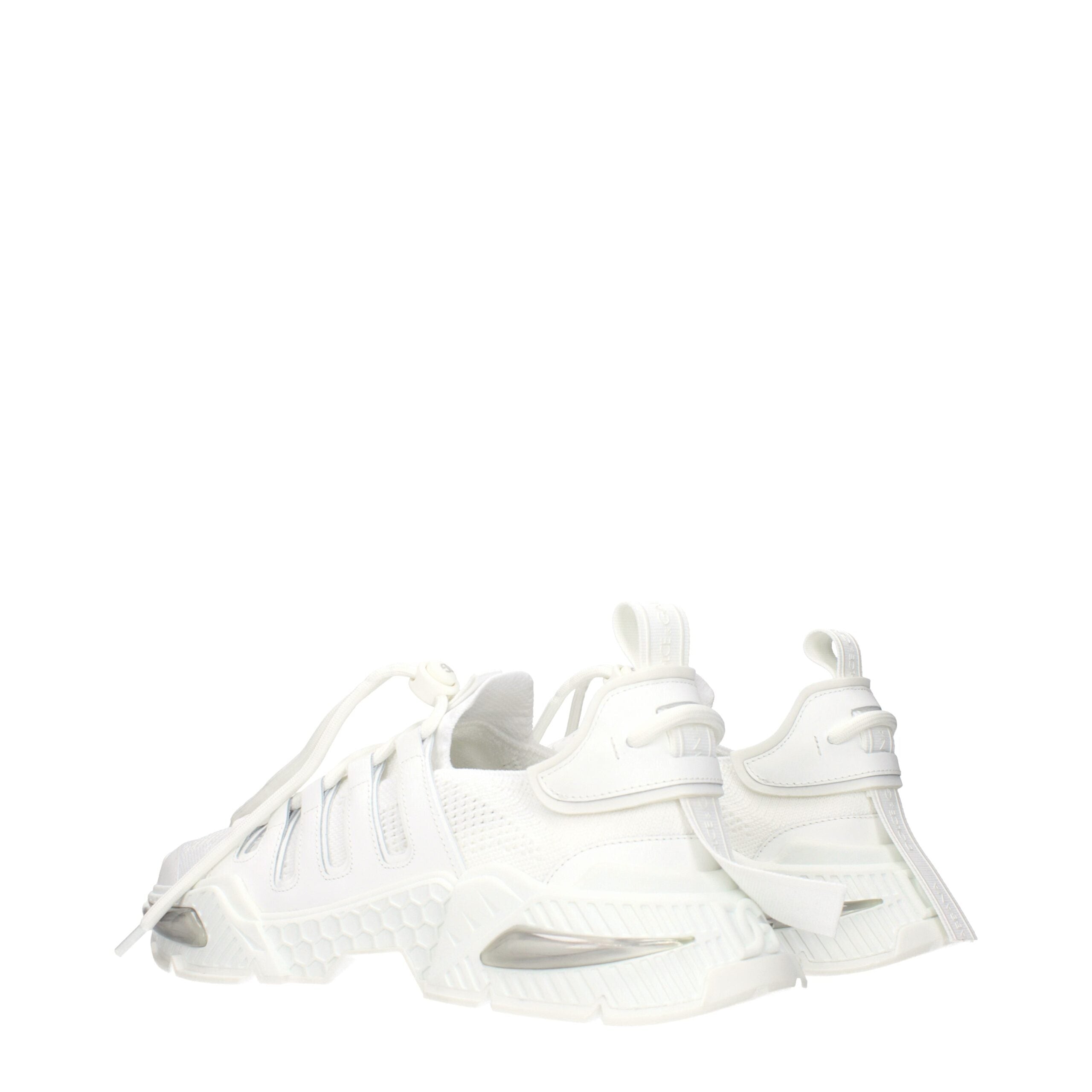 Dolce & Gabbana White Fabric Athletic Sneakers Dolce & Gabbana