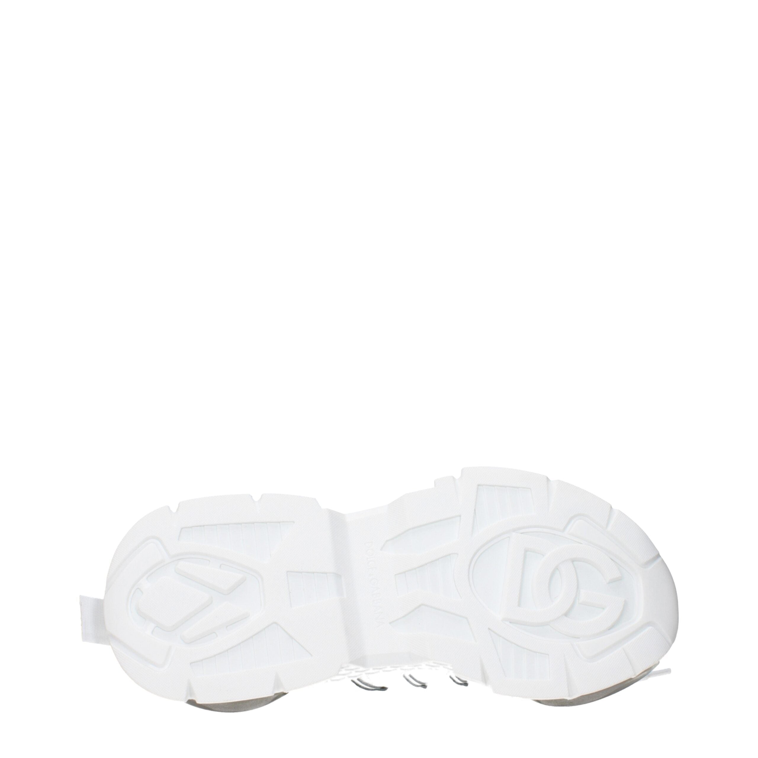Dolce & Gabbana White Fabric Athletic Sneakers Dolce & Gabbana