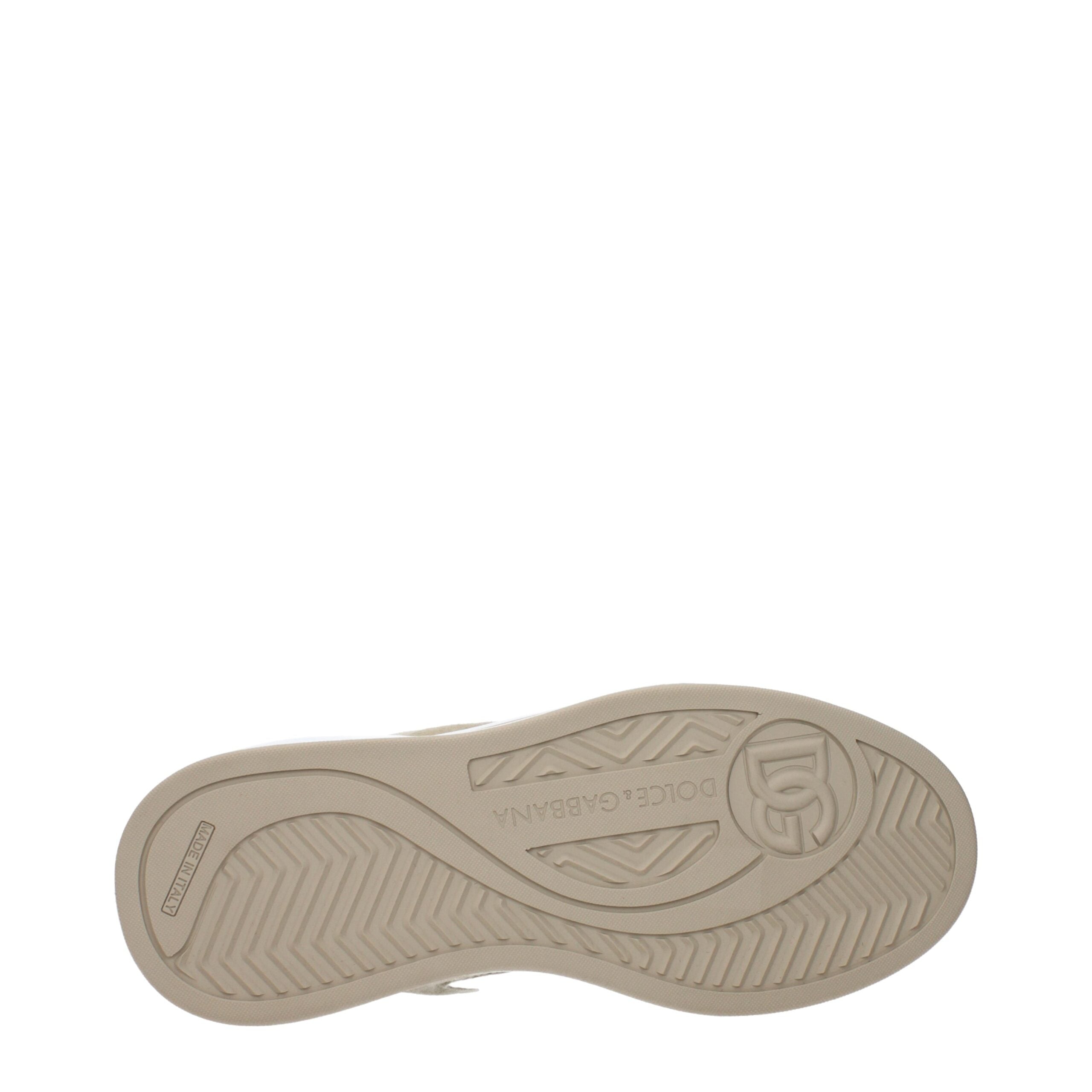 Dolce & Gabbana White Fabric Low Top Sneakers Dolce & Gabbana