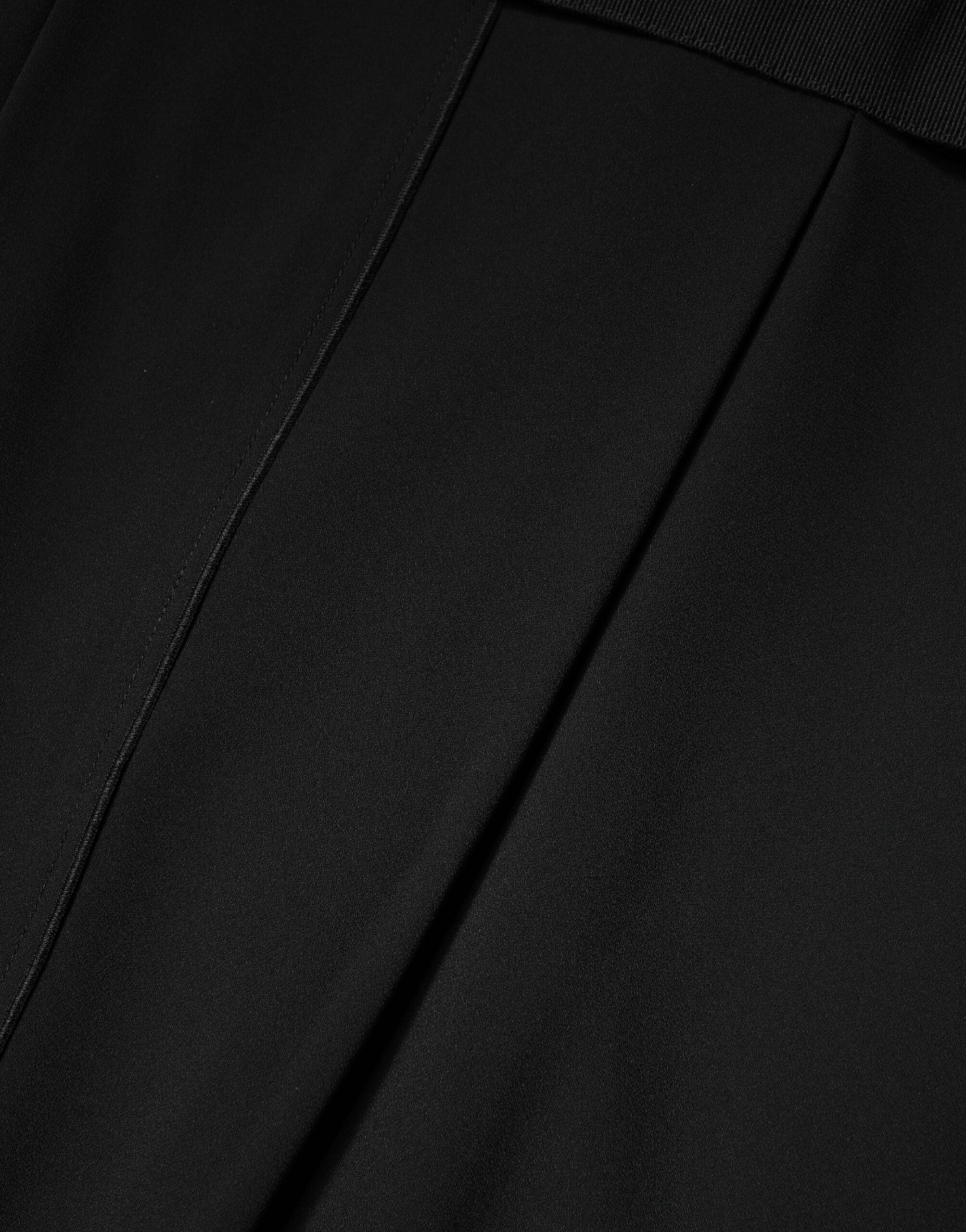 Dolce & Gabbana Black Sleeveless Sheath Knee Length Dress Dolce & Gabbana