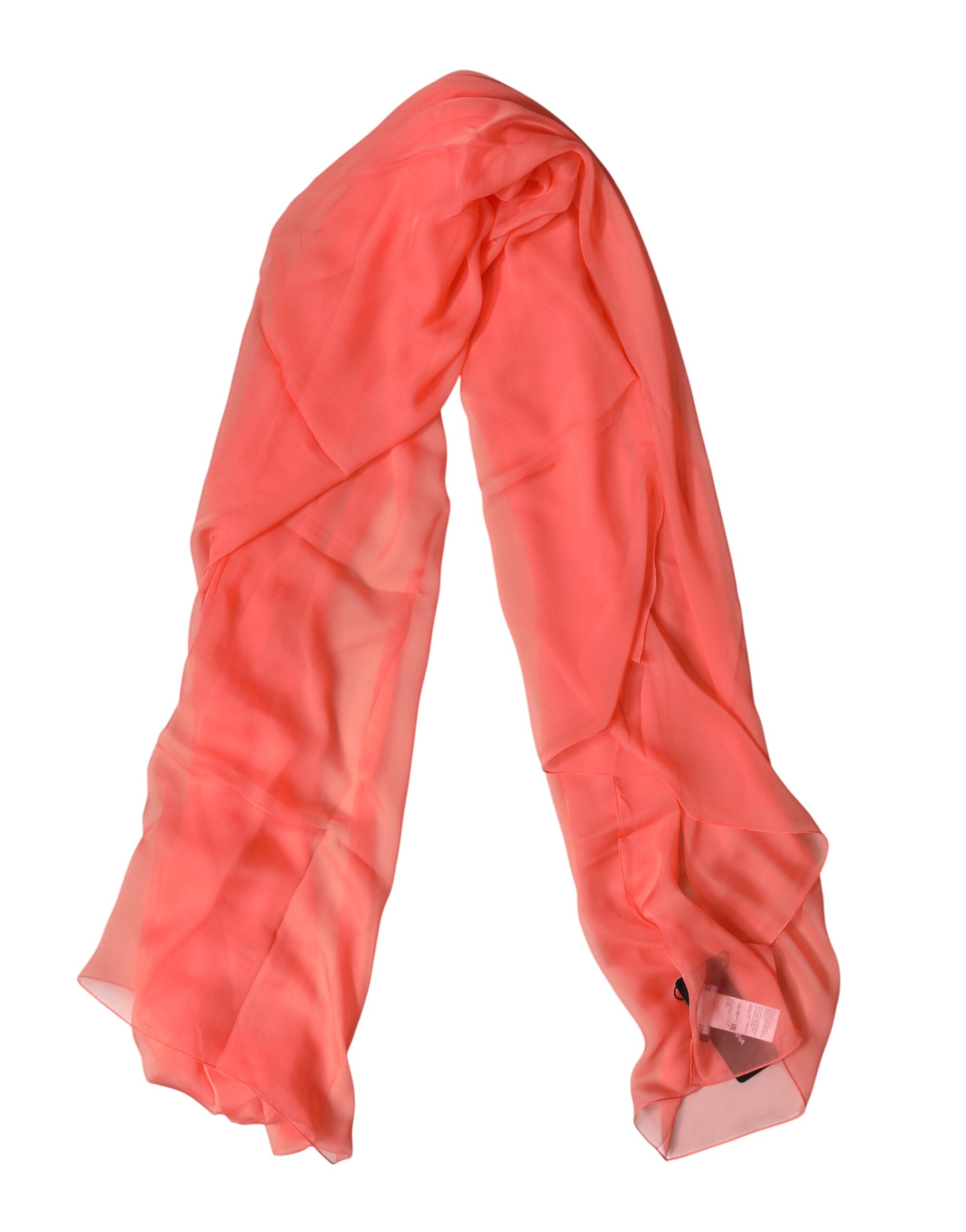 Dolce & Gabbana Light Pink Stole Neck Wrap Shawl Scarf Dolce & Gabbana