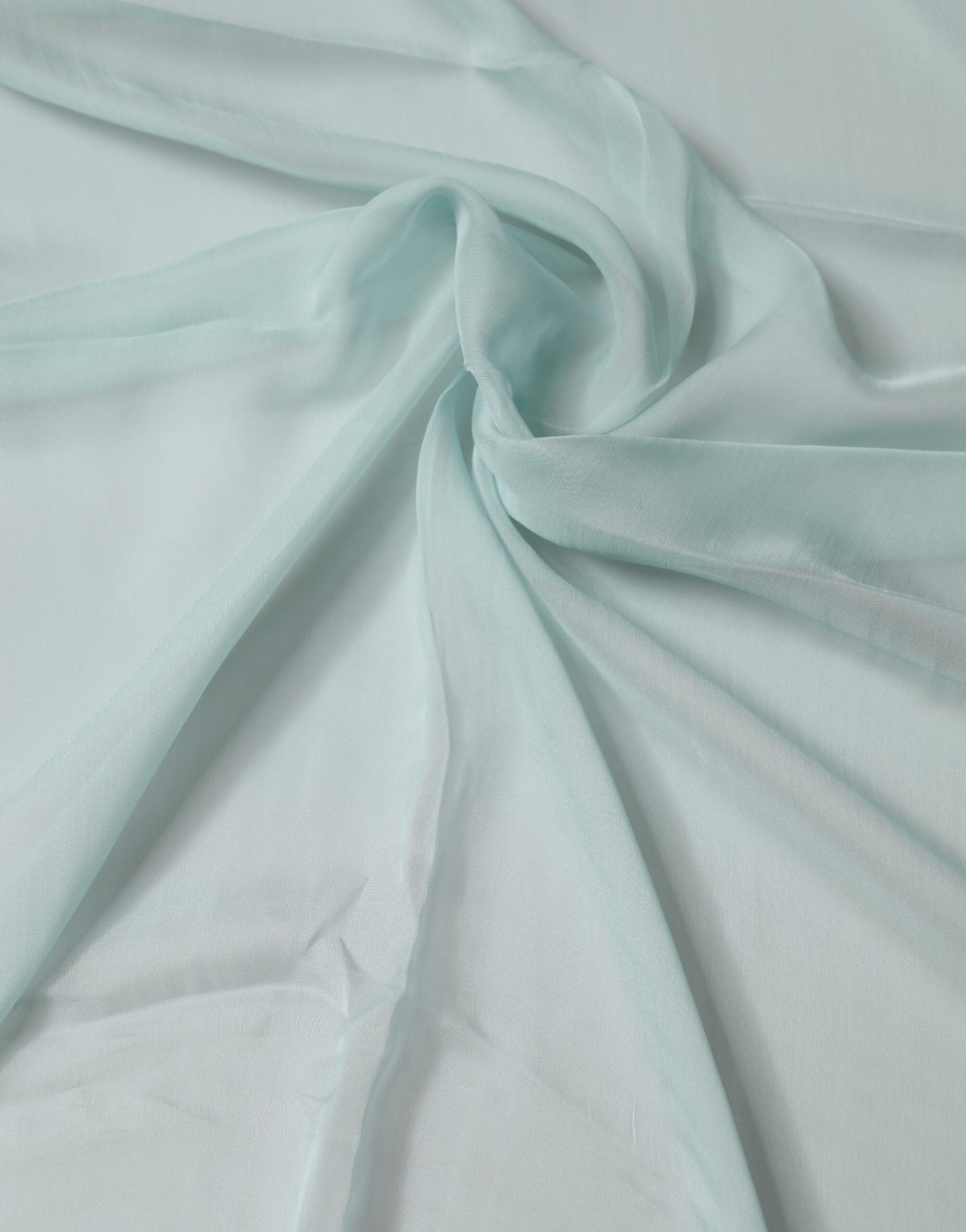 Dolce & Gabbana Light Teal Silk Stole Neck Wrap Shawl  Scarf Dolce & Gabbana