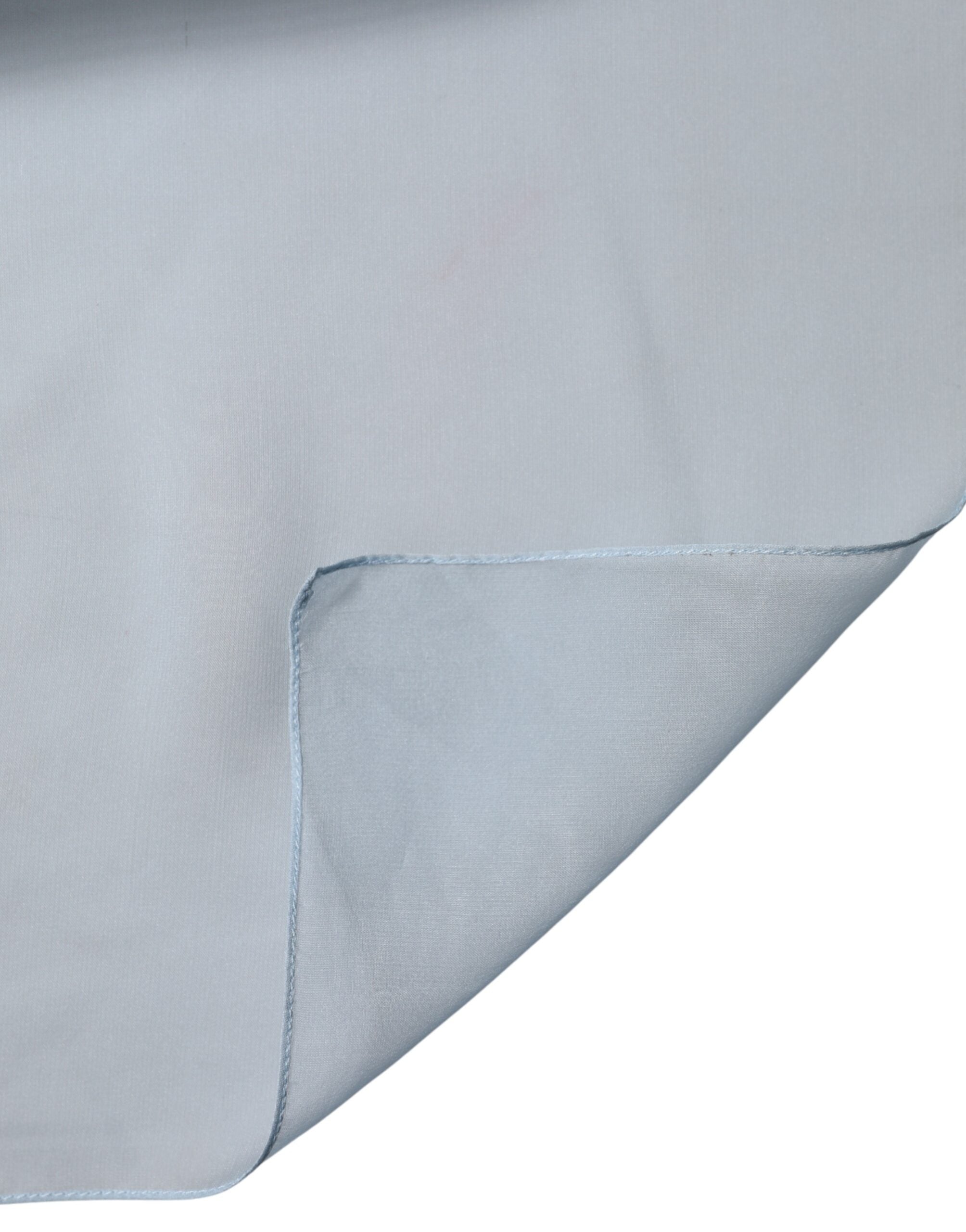 Dolce & Gabbana Light Blue Silk Stole Neck Wrap Shawl 200cm x 130cm Scarf Dolce & Gabbana