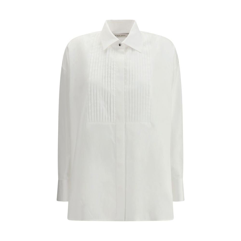 Golden Goose White Cotton Dress Shirt Golden Goose