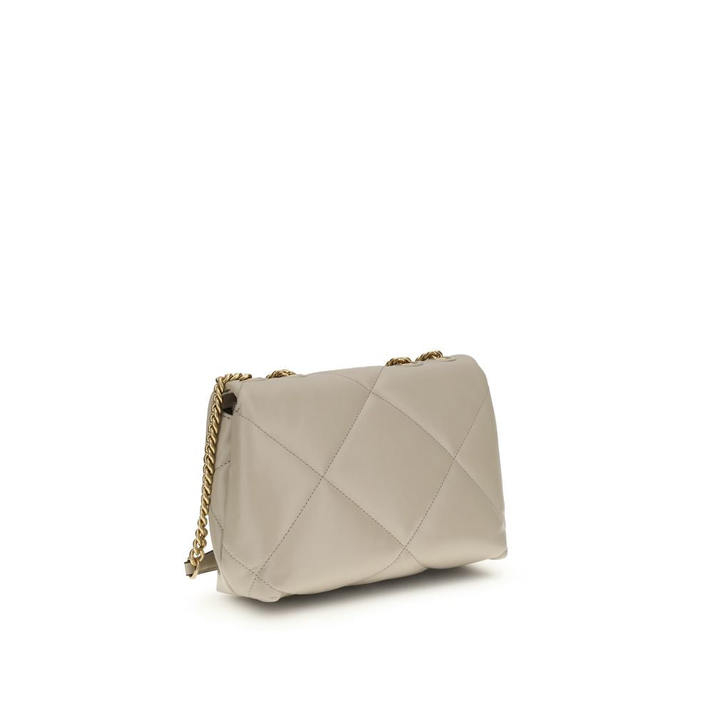 Tory Burch Beige Calf Leather Bos Taurus Shoulder Bag Tory Burch
