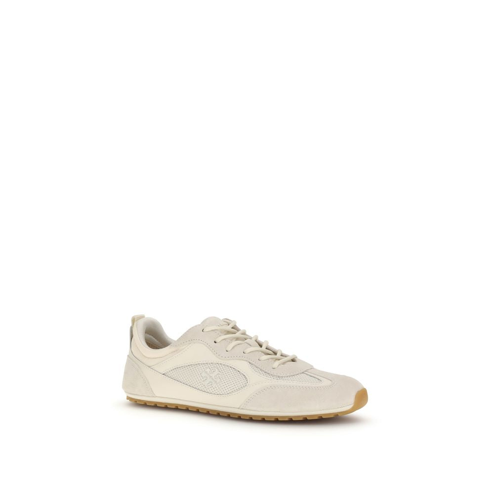 Tory Burch Beige Polyester Sneakers Tory Burch