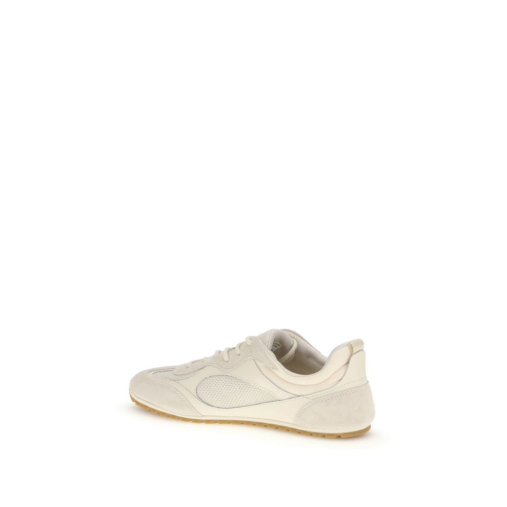 Tory Burch Beige Polyester Sneakers Tory Burch