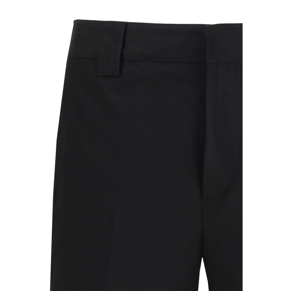 Golden Goose Black Cotton Chino Pants Golden Goose