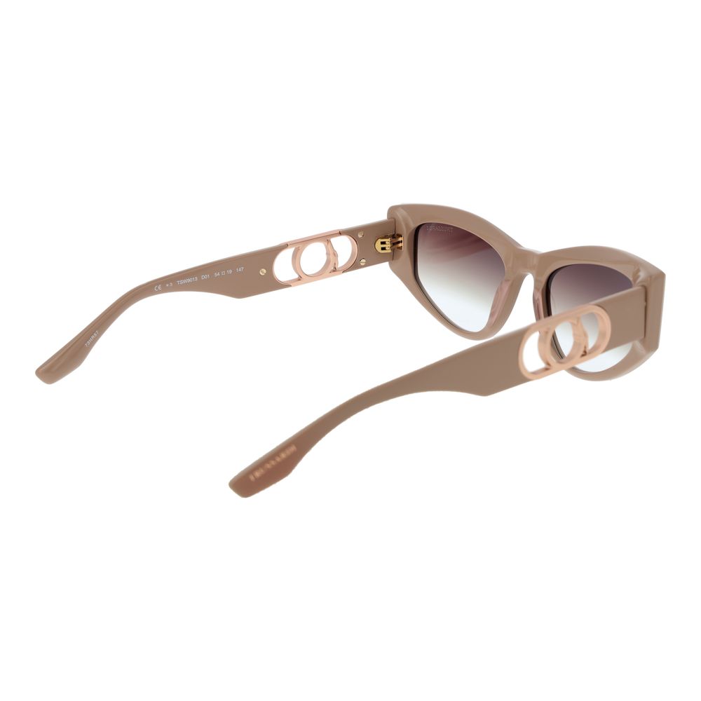 Trussardi Beige Acetate Sunglasses Trussardi