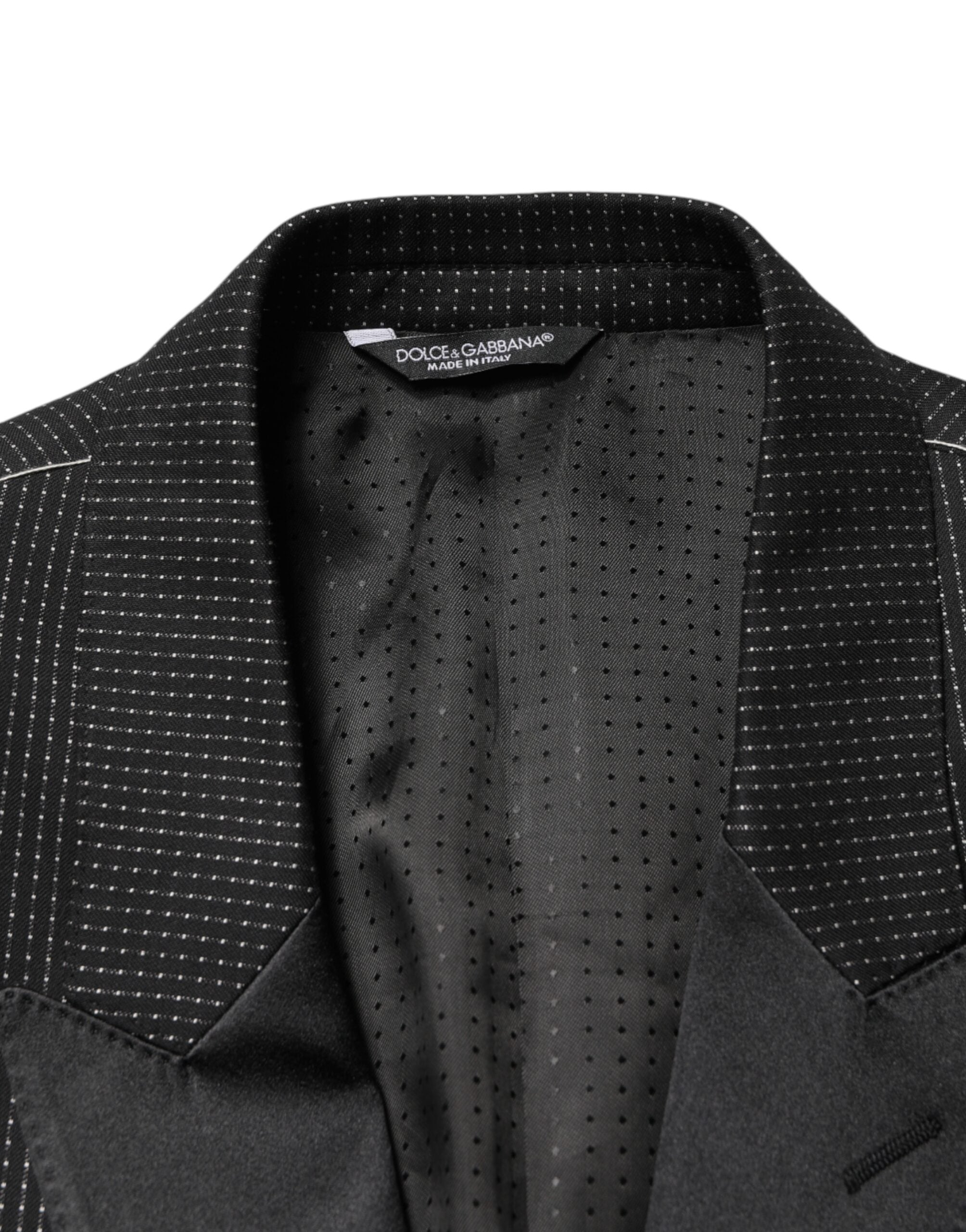 Dolce & Gabbana Black Fantasy Single Breasted Jacket Blazer Dolce & Gabbana