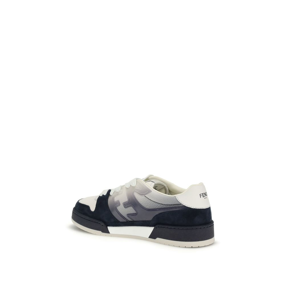 Fendi Multicolor Calf Leather Bos Taurus Low Top Sneakers Fendi