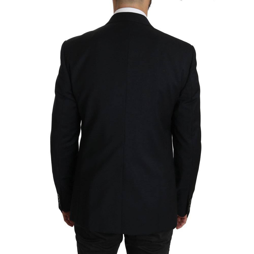 Dolce & Gabbana Blue Viscose Two-Piece Suit Dolce & Gabbana
