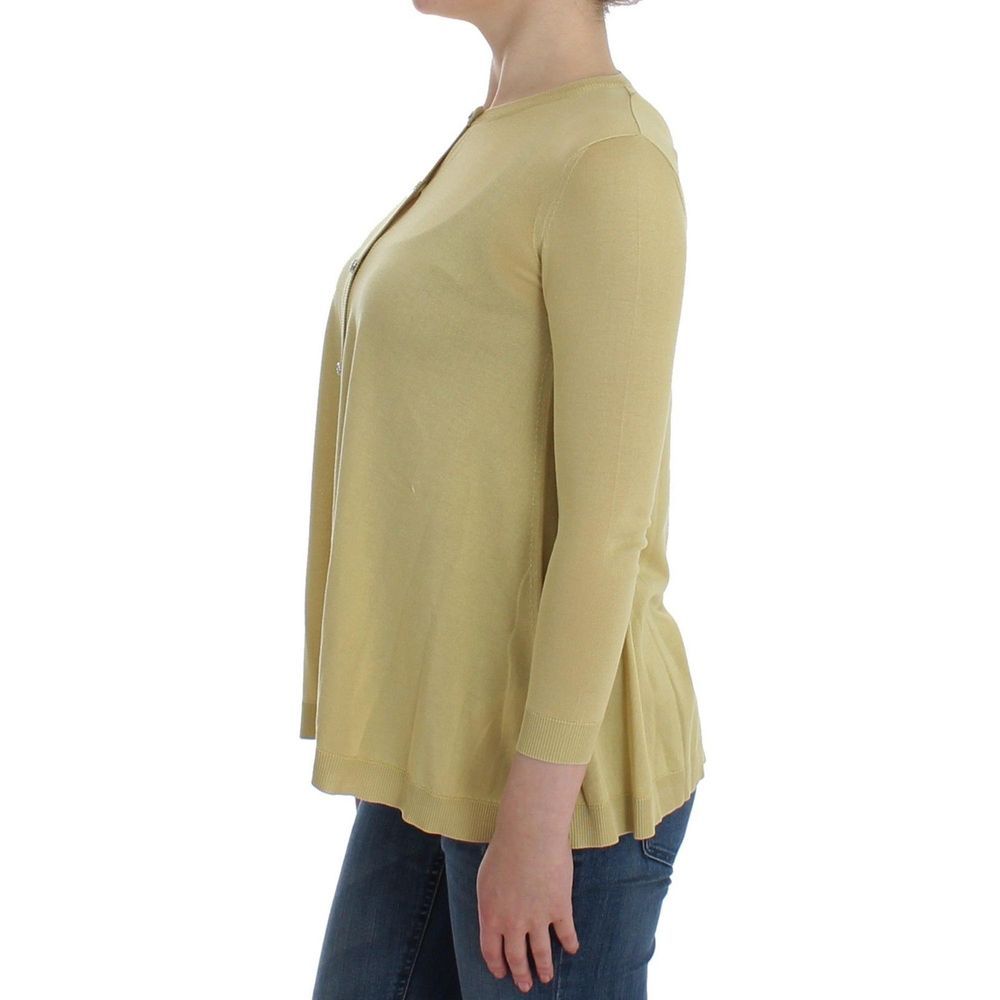 Dolce & Gabbana Bicolor Silk Cardigan Dolce & Gabbana
