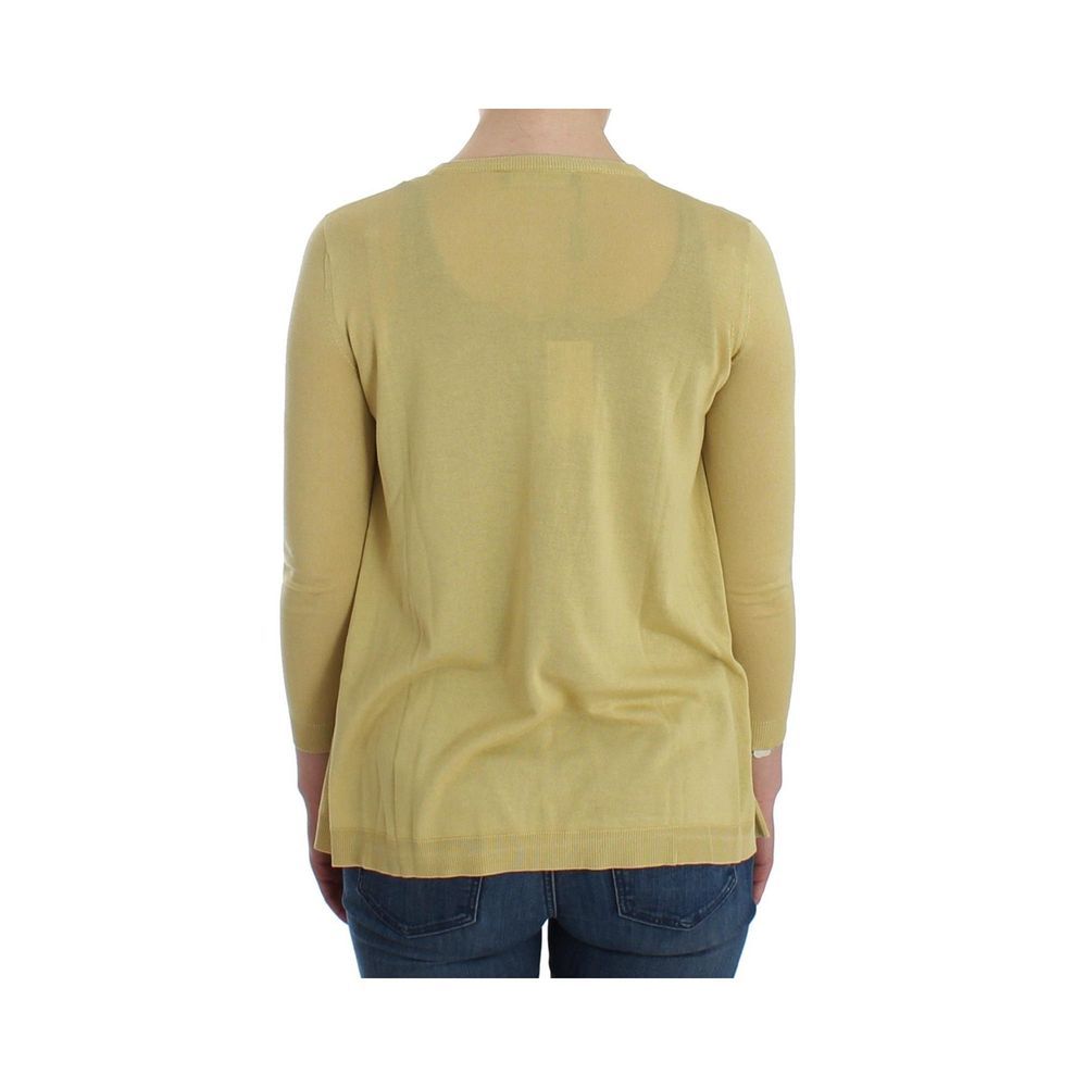 Dolce & Gabbana Bicolor Silk Cardigan Dolce & Gabbana