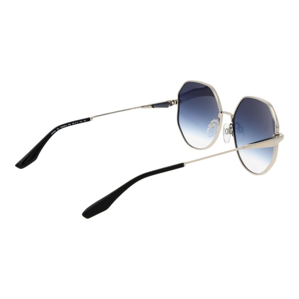 Trussardi Silver Metal Sunglasses Trussardi