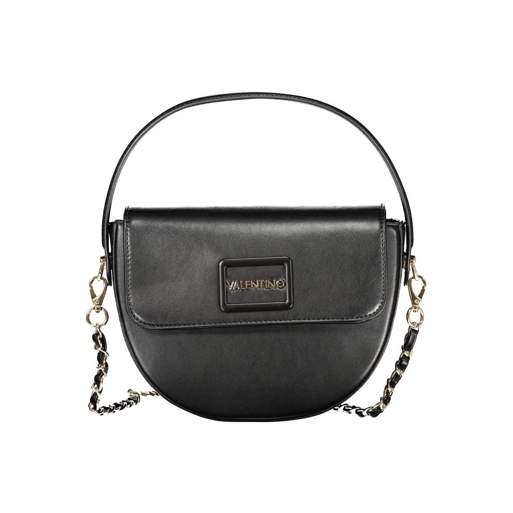 Mario Valentino Black Polyurethane Women's Handbag Mario Valentino