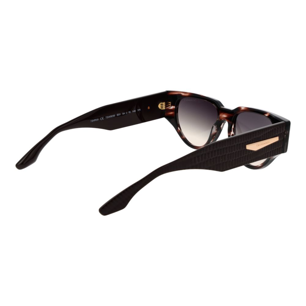 Trussardi Brown Acetate Sunglasses Trussardi
