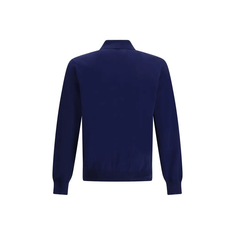 Tom Ford Blue Cotton Polo Shirt Tom Ford