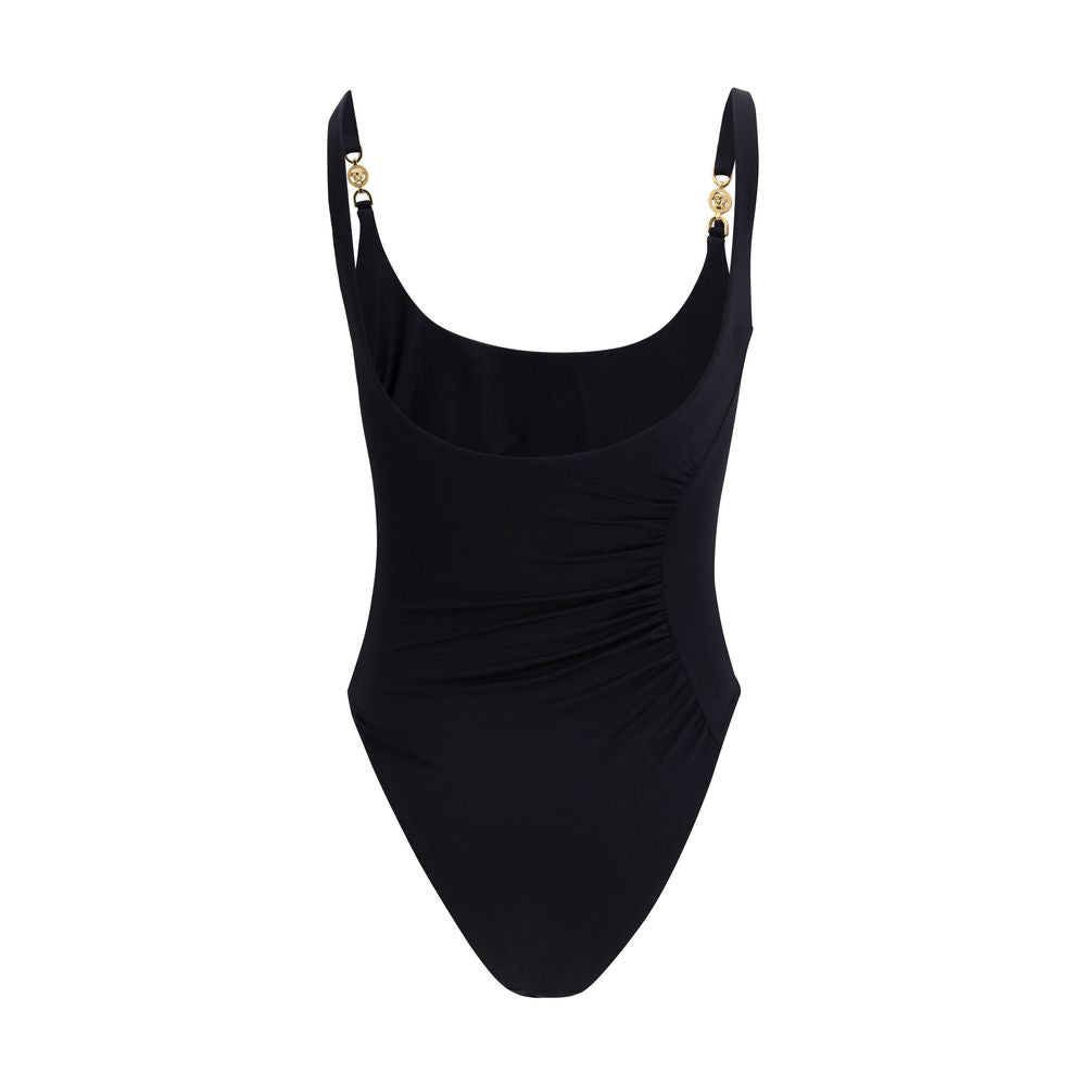 Versace Black Polyamide One-Piece Swimsuit Versace