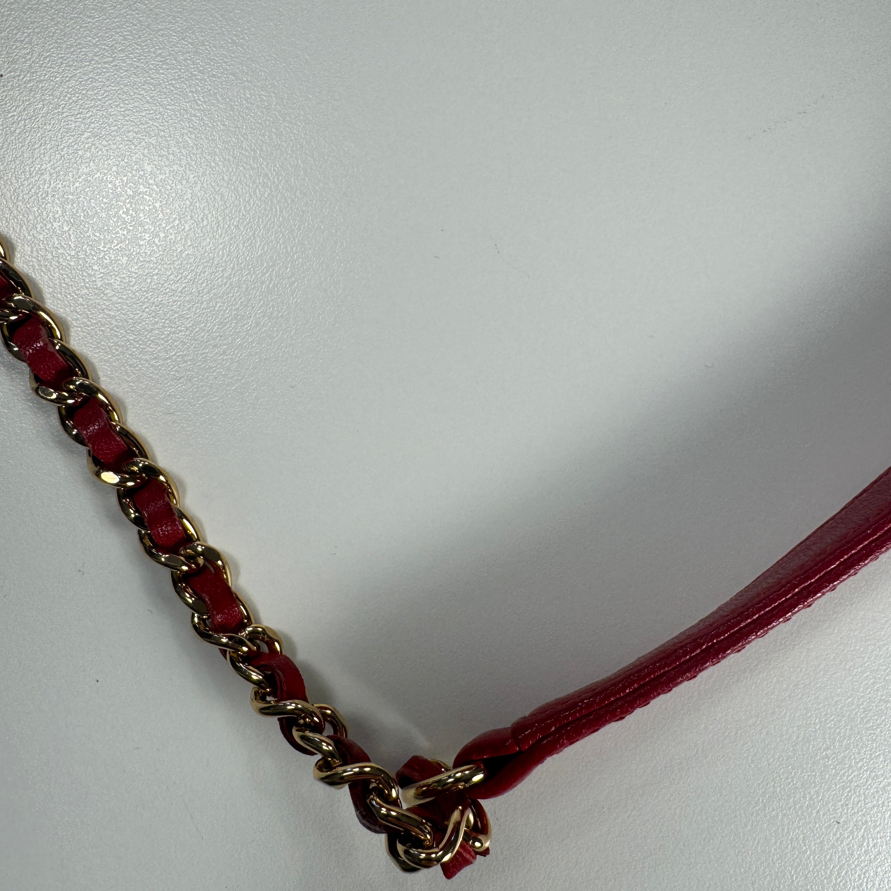 Chanel Burgundy Sheepskin Quilted Leather Mademoiselle Flap Bag LeMarca