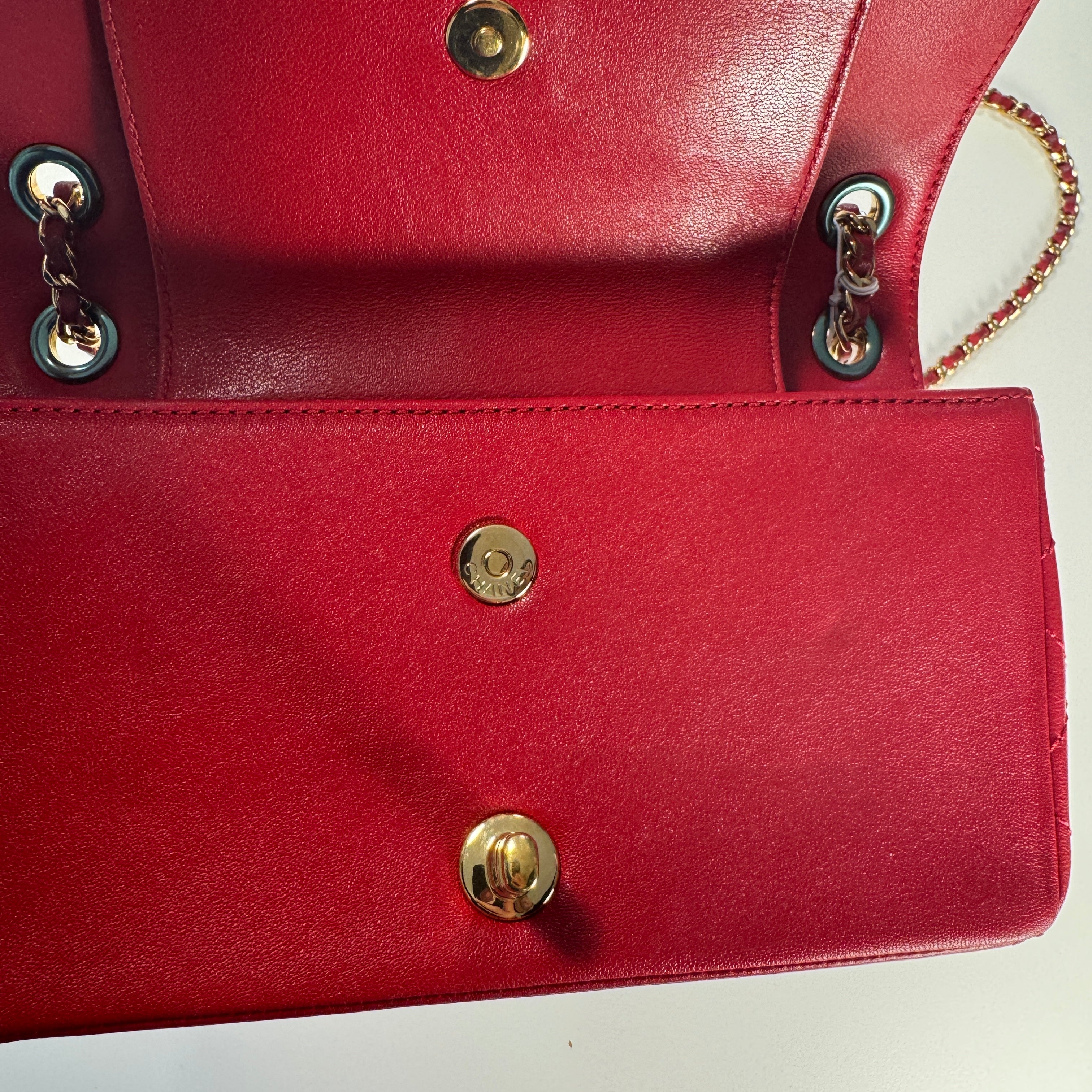 Chanel Burgundy Sheepskin Quilted Leather Mademoiselle Flap Bag LeMarca