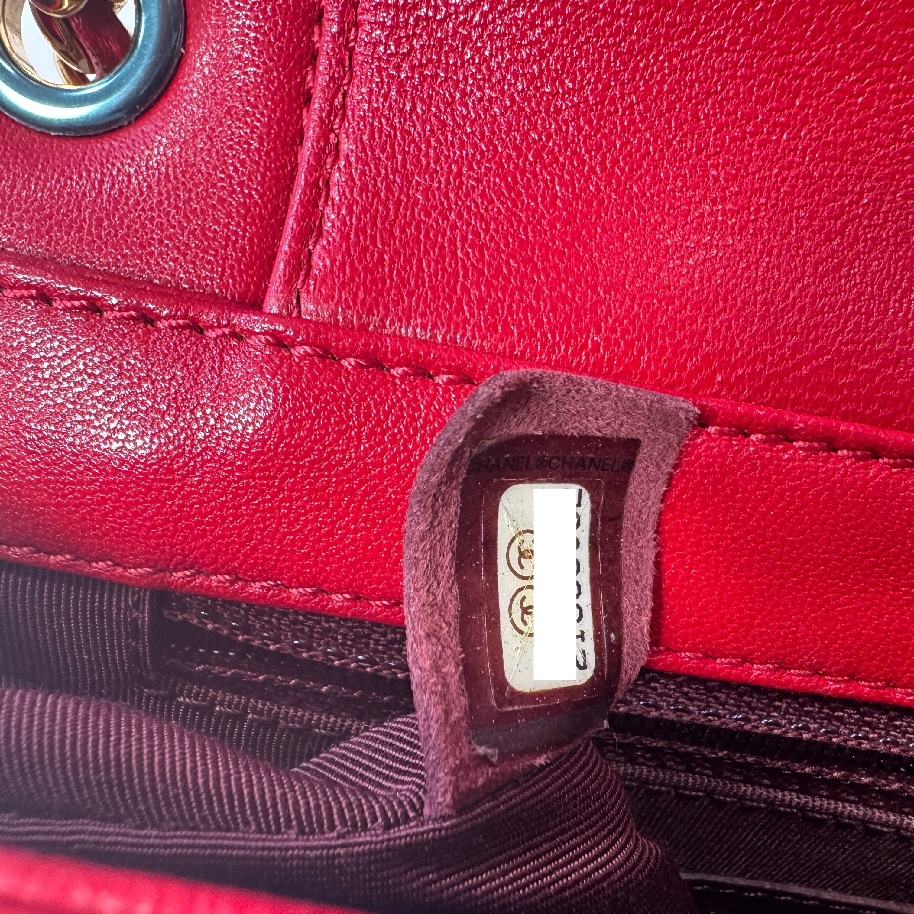 Chanel Burgundy Sheepskin Quilted Leather Mademoiselle Flap Bag LeMarca