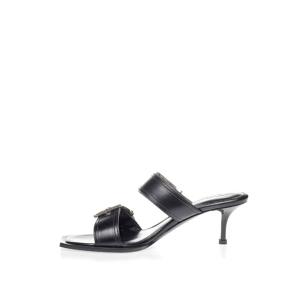 Alexander McQueen stiletto heels for women in black, product view 2