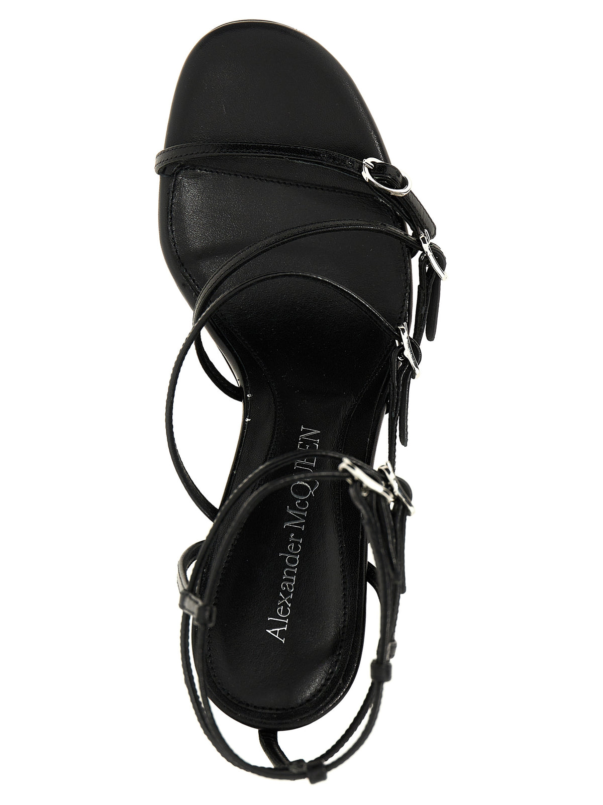 Alexander McQueen stiletto heels for women in black, product view 4