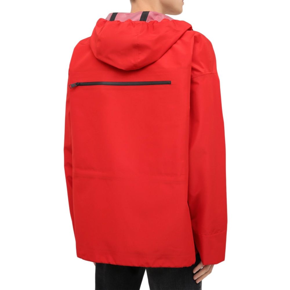 Bottega Veneta shell jackets for men in red, product view 3