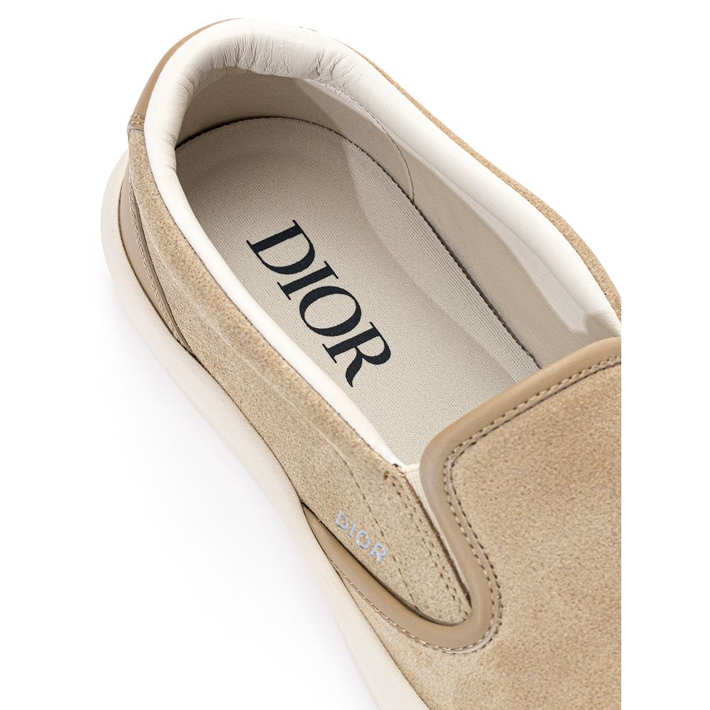 Dior slip-on loafers for men in beige, product view 5