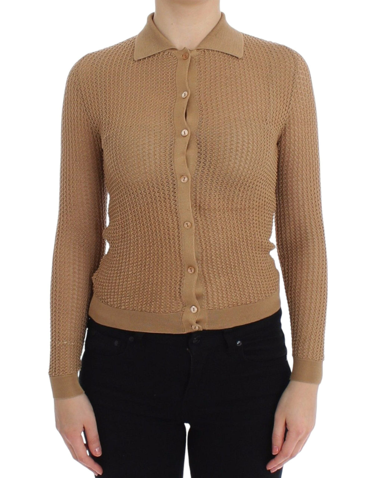 Dolce & Gabbana cardigans for women in beige, product view 1