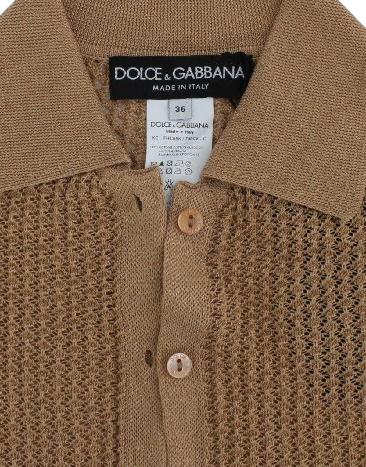 Dolce & Gabbana cardigans for women in beige, product view 6