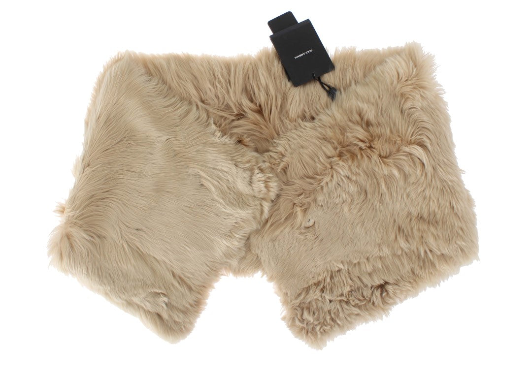 Dolce & Gabbana scarves for women in beige, product view 4