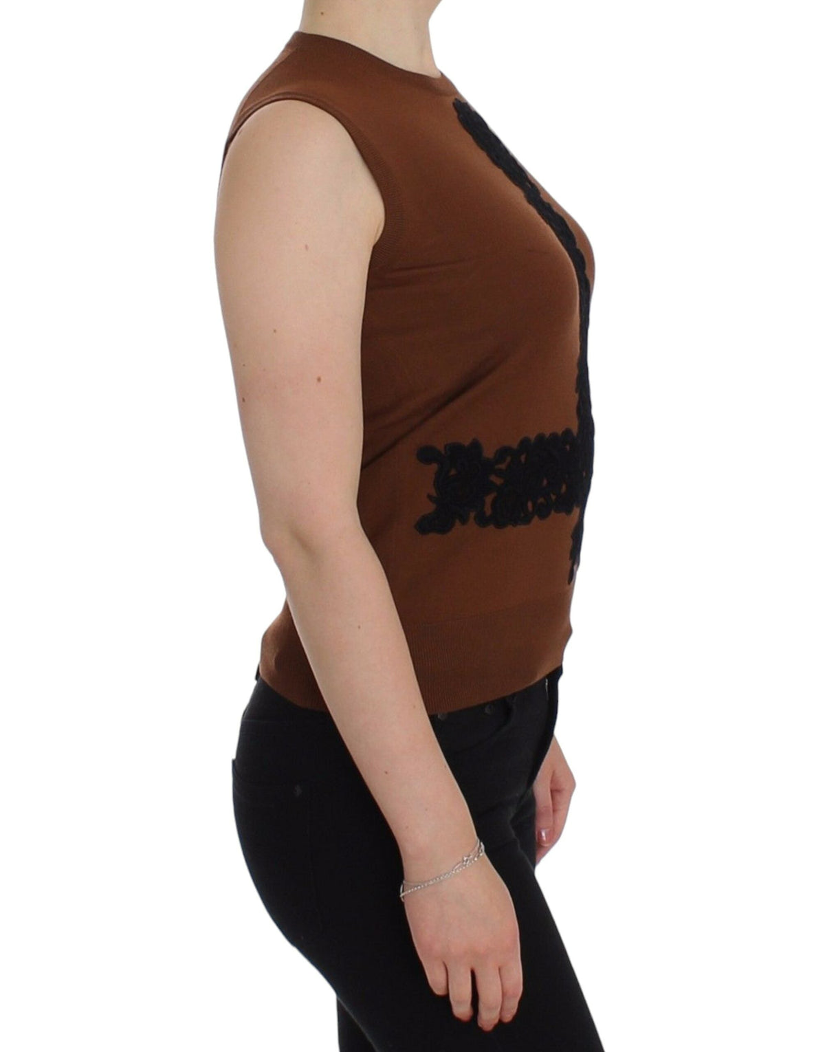 Dolce & Gabbana sleeveless for women in beige, product view 4