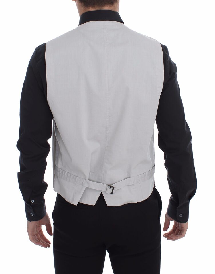 Dolce & Gabbana waistcoats for men in beige, product view 3