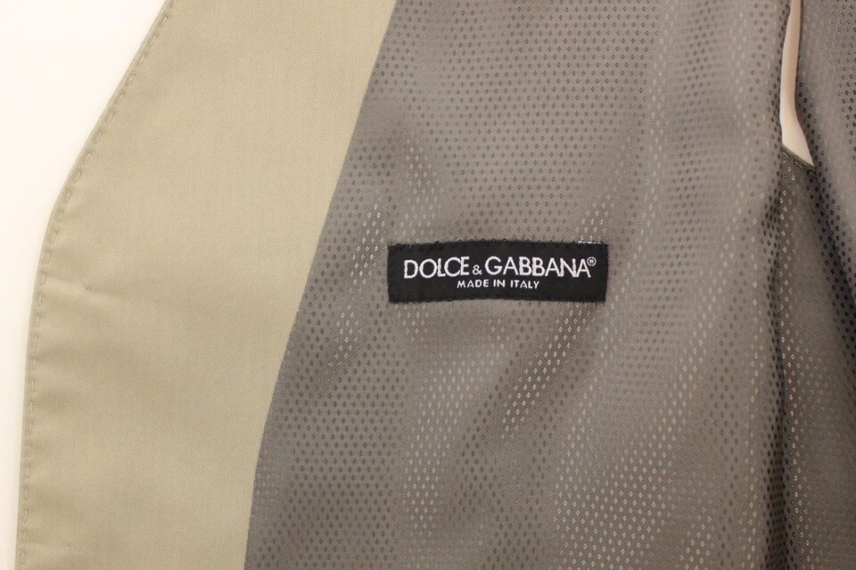 Dolce & Gabbana waistcoats for men in beige, product view 7