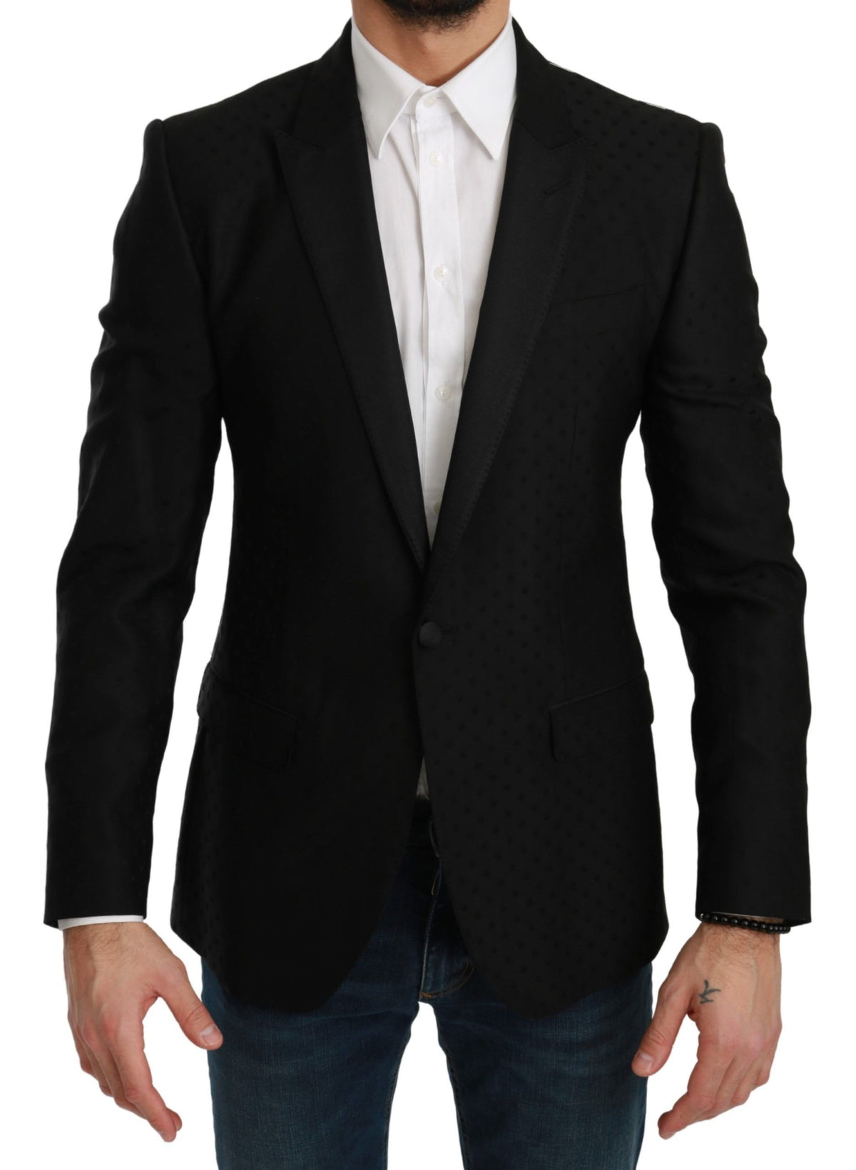 Dolce & Gabbana blazers for men in black, product view 1